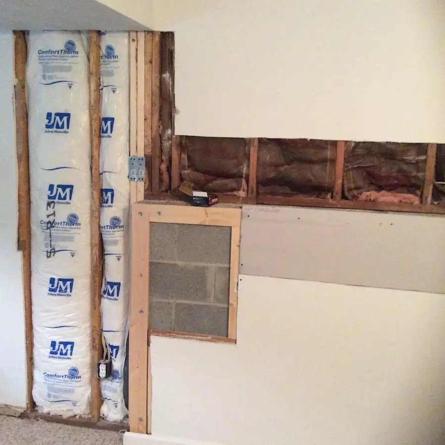 Wall insulation replacement during Odor Removal & Deodorization in Athens
